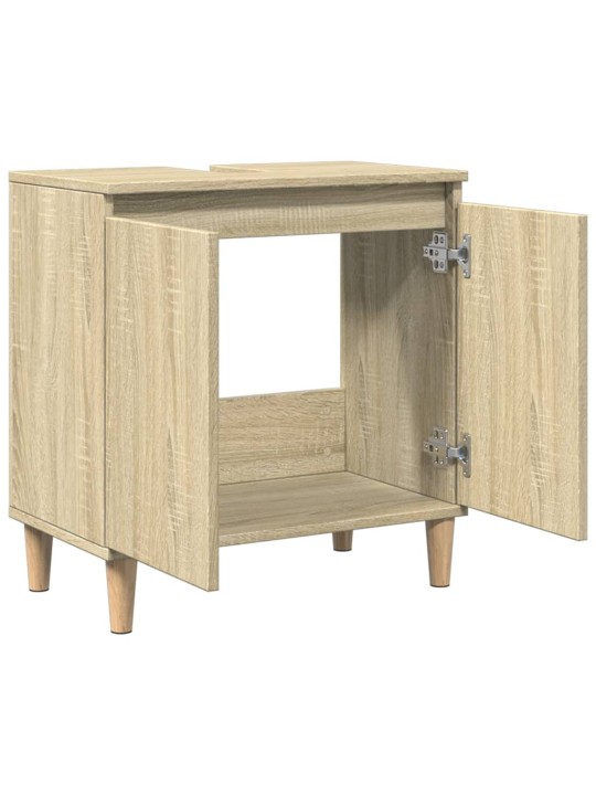 Skříňka pod umyvadlo dub sonoma 58x33x60 cm kompozitní dřevo