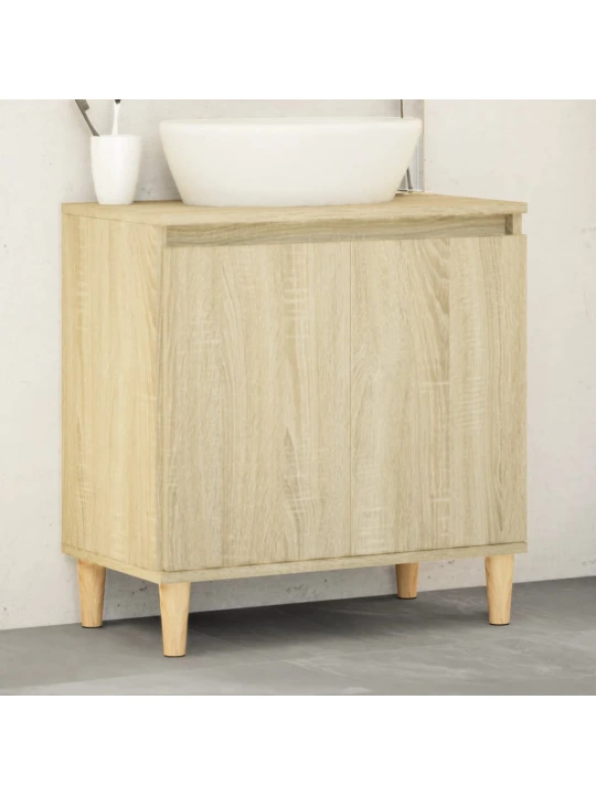 Skříňka pod umyvadlo dub sonoma 58x33x60 cm kompozitní dřevo