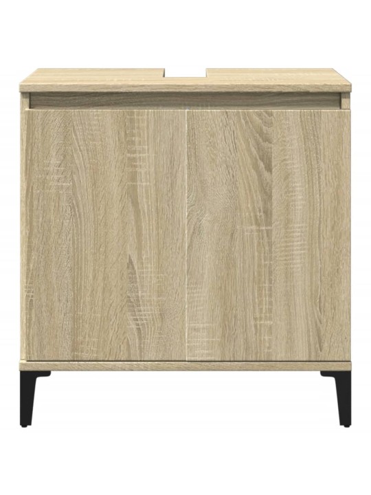 Skříňka pod umyvadlo dub sonoma 58x33x60 cm kompozitní dřevo