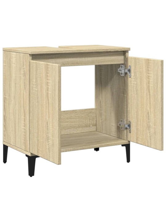Skříňka pod umyvadlo dub sonoma 58x33x60 cm kompozitní dřevo