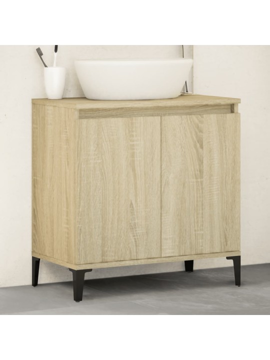 Skříňka pod umyvadlo dub sonoma 58x33x60 cm kompozitní dřevo