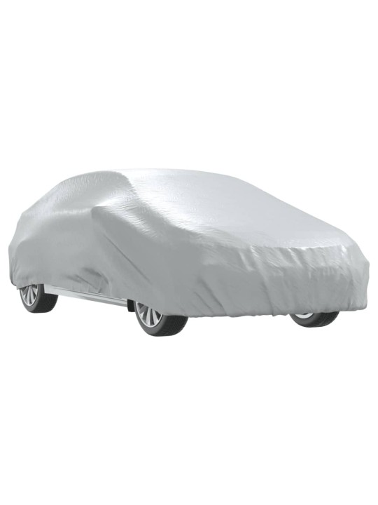 Autopotah pro sedan s popruhy na přezky celý stříbrný M