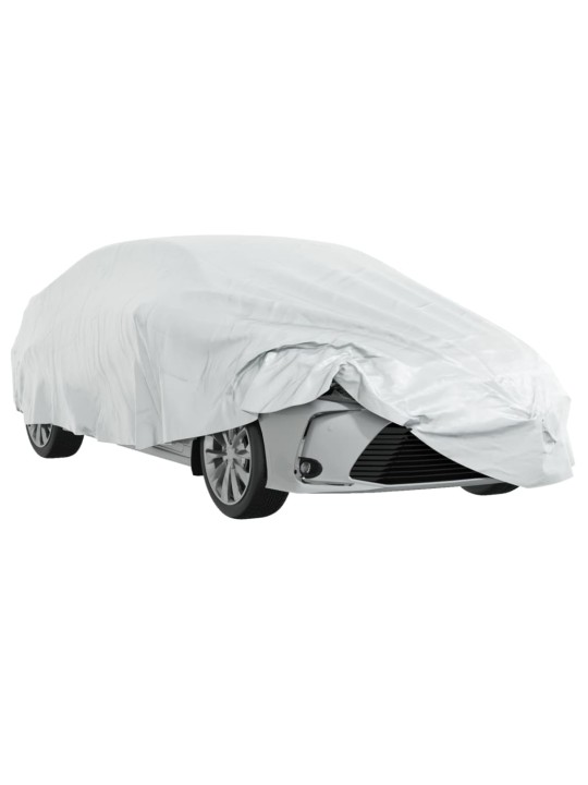 Autopotah pro sedan s popruhy na přezky celý stříbrný M