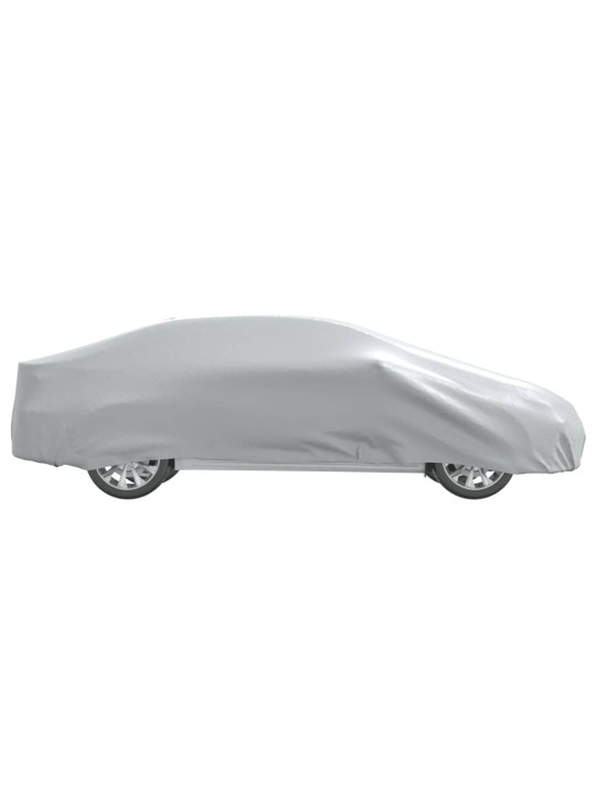 Autopotah pro sedan s popruhy na přezky celý stříbrný M
