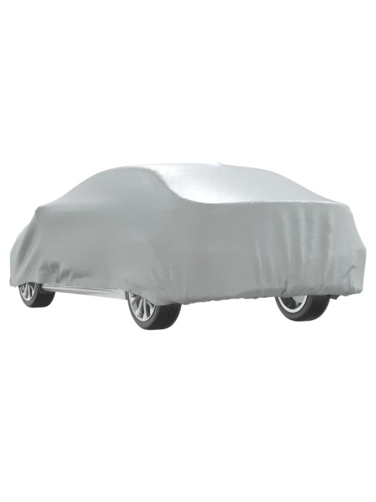 Autopotah pro sedan s popruhy na přezky celý stříbrný M