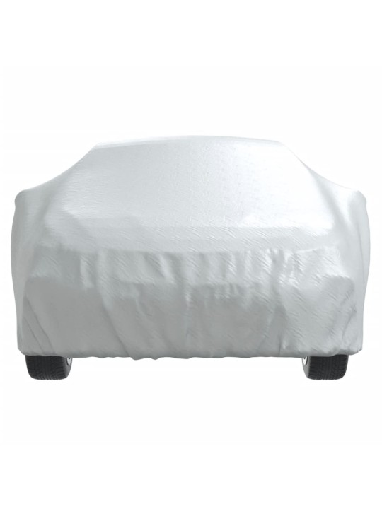 Autopotah pro sedan s popruhy na přezky celý stříbrný XL