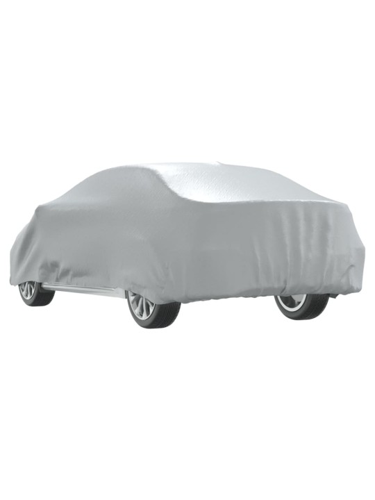 Autopotah pro sedan s popruhy na přezky celý stříbrný XL