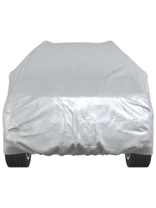 Autopotah pro SUV s popruhy na přezky celý stříbrný M