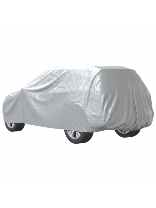 Autopotah pro SUV s popruhy na přezky celý stříbrný L