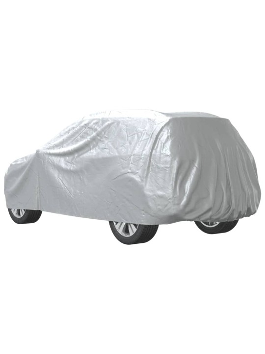 Autopotah pro SUV s popruhy na přezky celý stříbrný XL PEVA