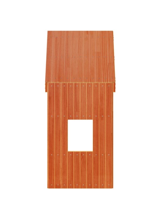 Střecha na dětskou postel voskově hnědá 60x99x139,5 cm borovice