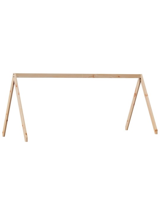 Střecha na dětskou postel 209x95,5x88 cm masivní borové dřevo