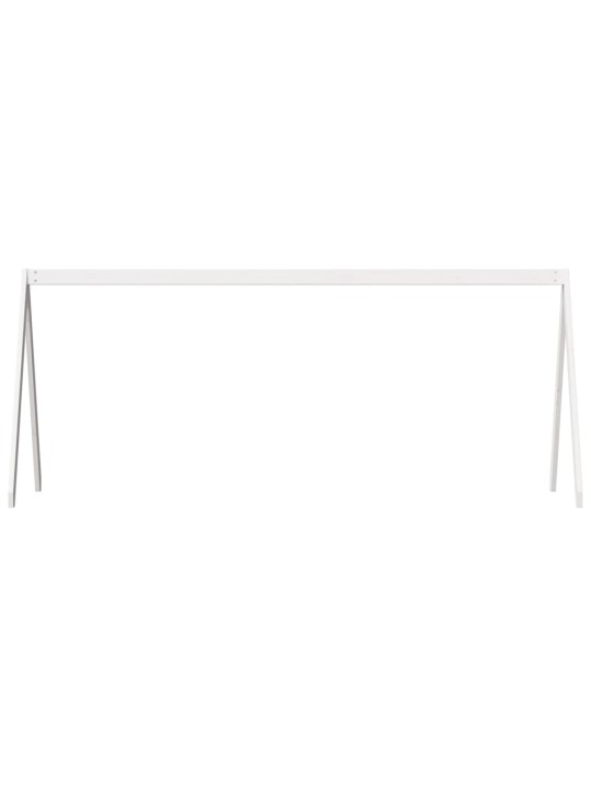 Střecha na dětskou postel bílá 209 x 95,5 x 88 cm borové dřevo