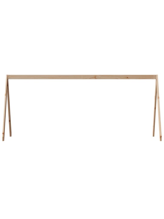 Střecha na dětskou postel 209x85,5x88 cm masivní borové dřevo