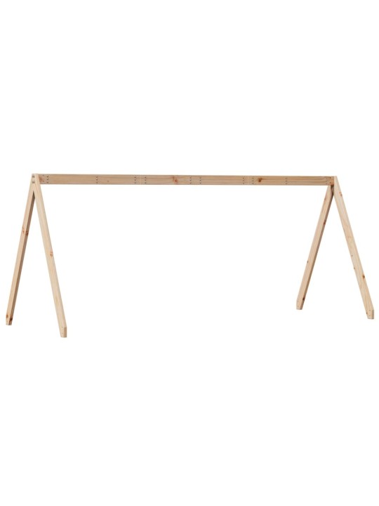 Střecha na dětskou postel 209x85,5x88 cm masivní borové dřevo