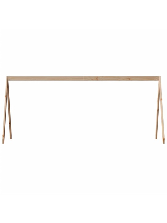 Střecha na dětskou postel 199x80,5x88 cm masivní borové dřevo
