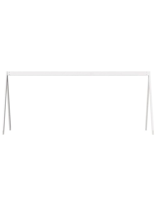 Střecha na dětskou postel bílá 199x80,5x88 cm masivní borovice