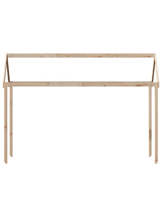 Střecha na dětskou postel 217x95,5x159 cm masivní borové dřevo