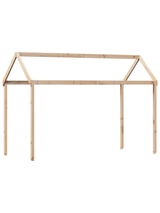 Střecha na dětskou postel 217x85,5x154 cm masivní borové dřevo