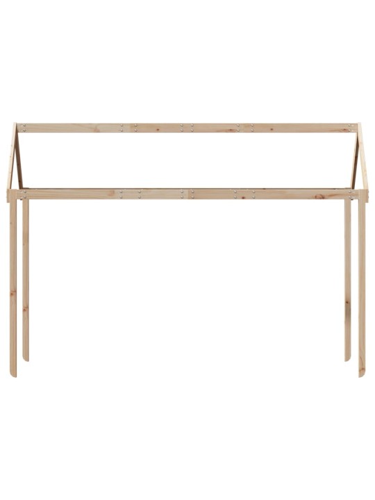 Střecha na dětskou postel 217x85,5x154 cm masivní borové dřevo