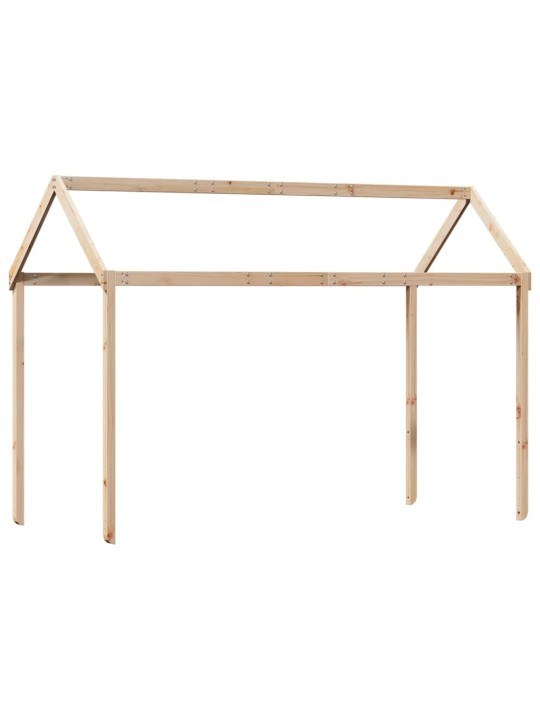Střecha na dětskou postel 207x95,5x159 cm masivní borové dřevo