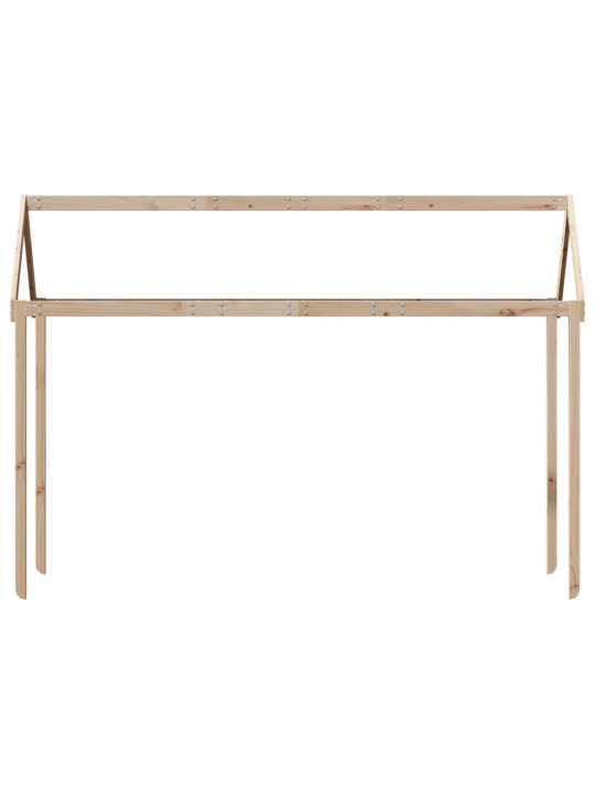 Střecha na dětskou postel 207x80,5x151,5 cm masivní borovice