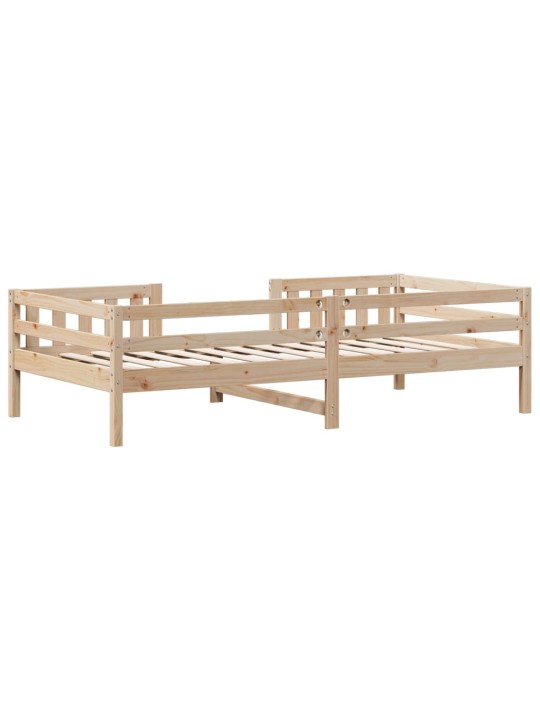 Postel bez matrace 90 x 190 cm masivní borovice