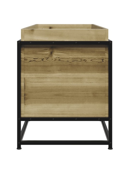 Zahradní truhlík 100 x 40 x 50 cm impregnované borové dřevo
