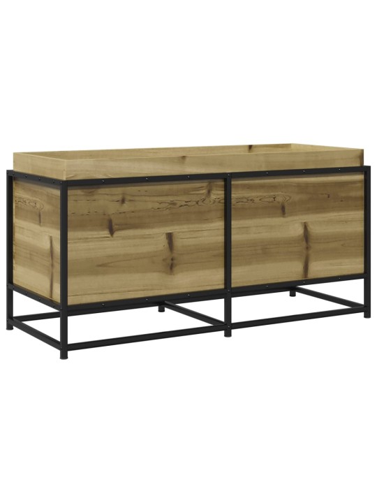 Zahradní truhlík 100 x 40 x 50 cm impregnované borové dřevo