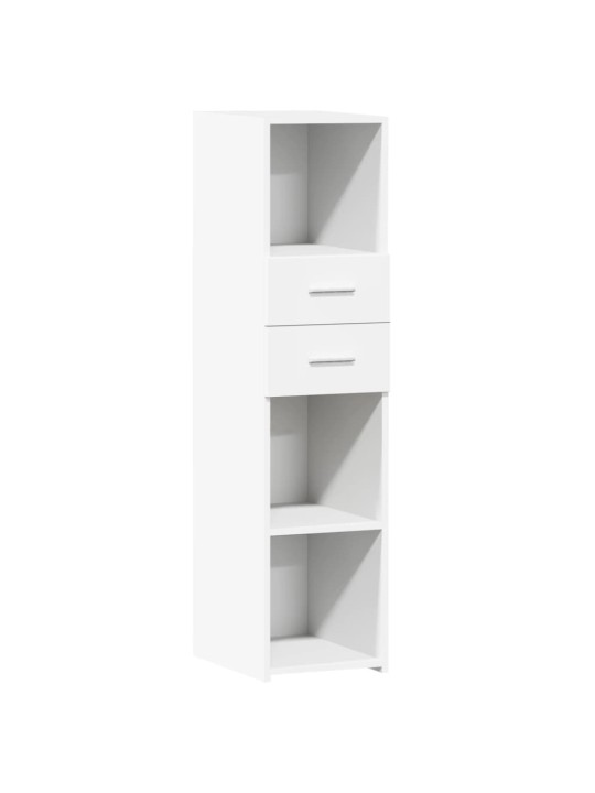 Skříň highboard bílá 30 x 42,5 x 124 cm kompozitní dřevo