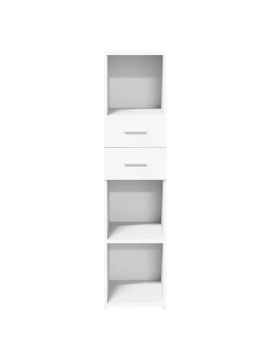 Skříň highboard bílá 30 x 42,5 x 124 cm kompozitní dřevo