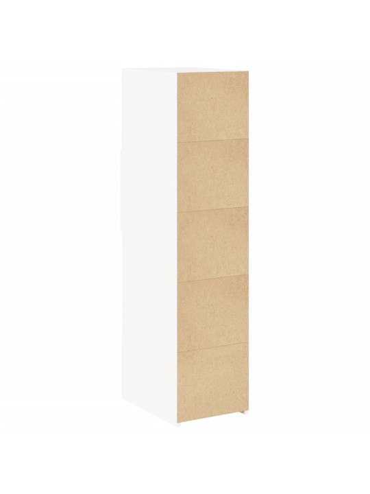 Skříň highboard bílá 30 x 42,5 x 124 cm kompozitní dřevo
