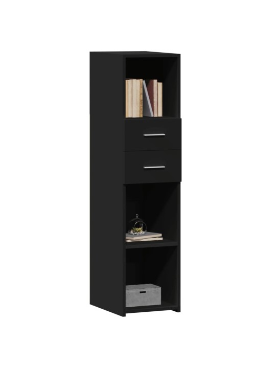 Skříň highboard černá 30 x 42,5 x 124 cm kompozitní dřevo