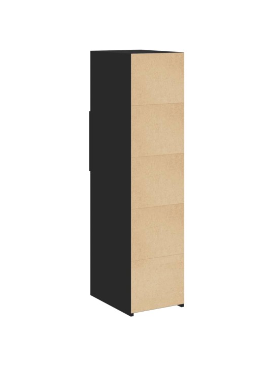 Skříň highboard černá 30 x 42,5 x 124 cm kompozitní dřevo