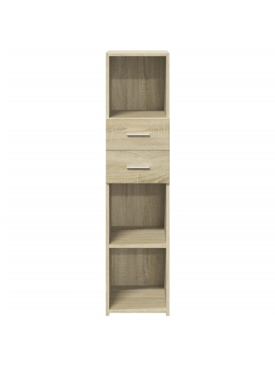 Skříň highboard dub sonoma 30 x 42,5 x 124 cm kompozitní dřevo