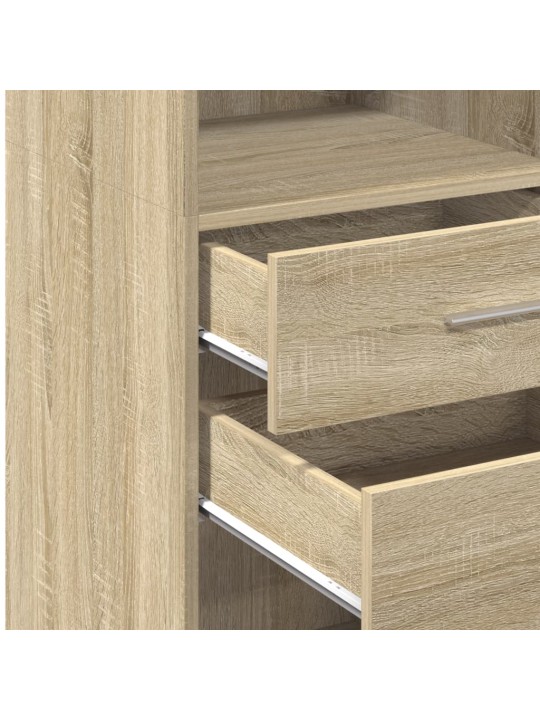 Skříň highboard dub sonoma 30 x 42,5 x 124 cm kompozitní dřevo