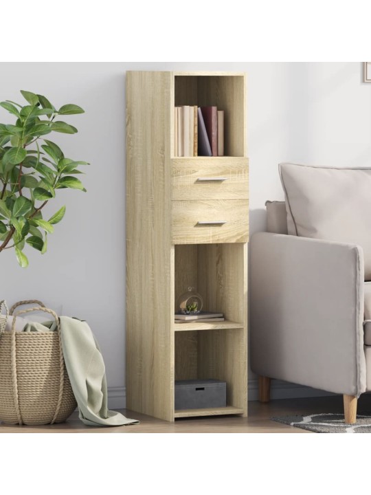 Skříň highboard dub sonoma 30 x 42,5 x 124 cm kompozitní dřevo