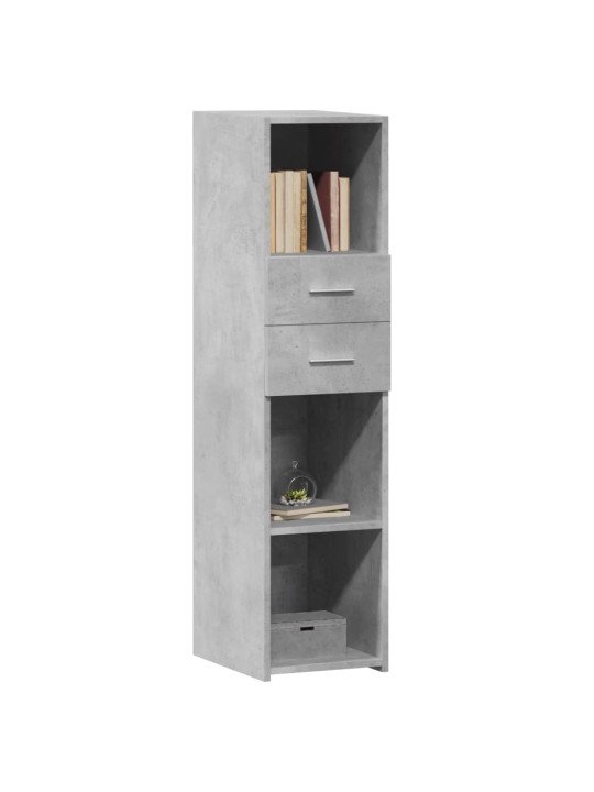 Skříň highboard betonově šedá 30x42,5x124 cm kompozitní dřevo