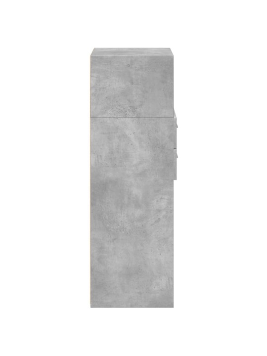 Skříň highboard betonově šedá 30x42,5x124 cm kompozitní dřevo