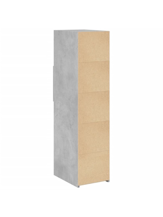 Skříň highboard betonově šedá 30x42,5x124 cm kompozitní dřevo