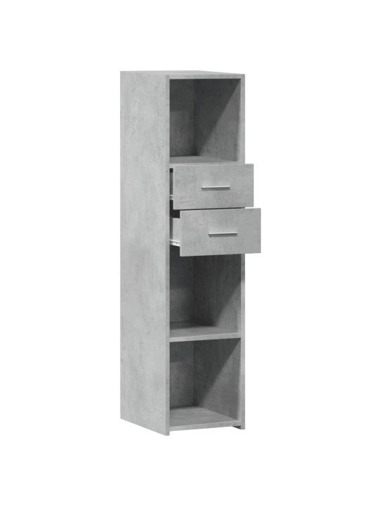 Skříň highboard betonově šedá 30x42,5x124 cm kompozitní dřevo