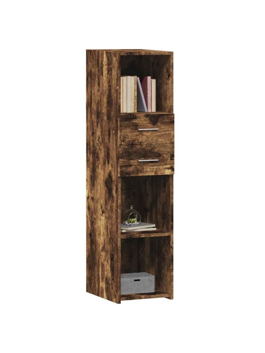 Skříň highboard kouřový dub 30 x 42,5 x 124 cm kompozitní dřevo