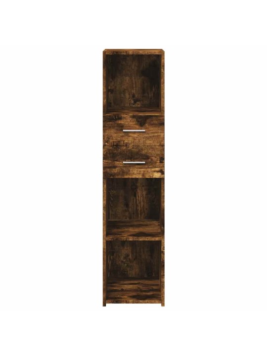 Skříň highboard kouřový dub 30 x 42,5 x 124 cm kompozitní dřevo