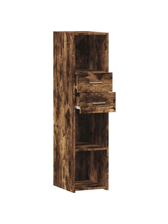 Skříň highboard kouřový dub 30 x 42,5 x 124 cm kompozitní dřevo