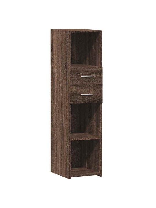 Skříň highboard hnědý dub 30 x 42,5 x 124 cm kompozitní dřevo