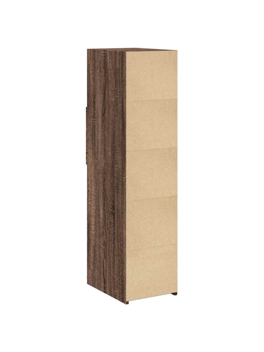 Skříň highboard hnědý dub 30 x 42,5 x 124 cm kompozitní dřevo