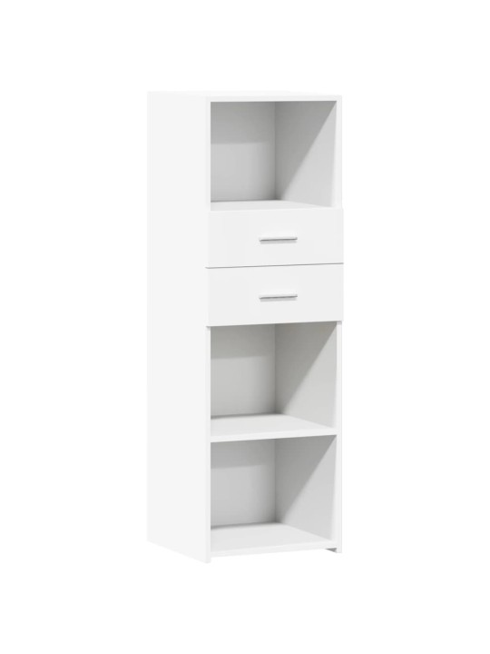 Skříň highboard bílá 40 x 42,5 x 124 cm kompozitní dřevo