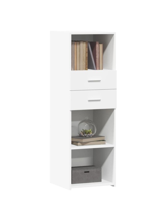 Skříň highboard bílá 40 x 42,5 x 124 cm kompozitní dřevo