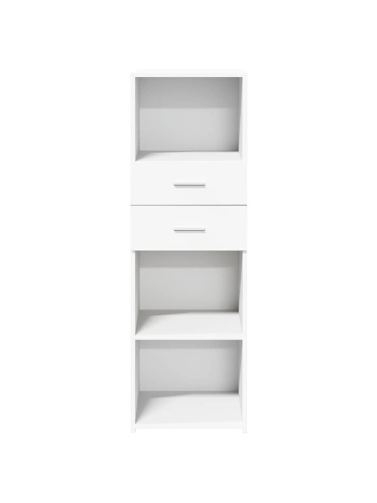 Skříň highboard bílá 40 x 42,5 x 124 cm kompozitní dřevo