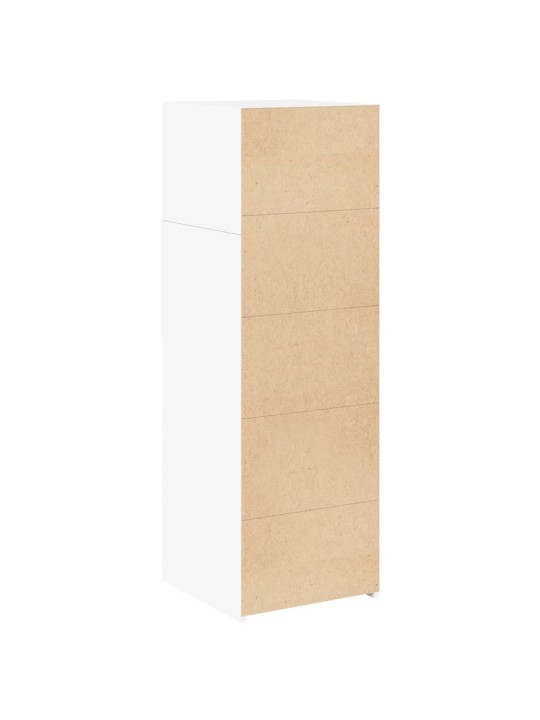 Skříň highboard bílá 40 x 42,5 x 124 cm kompozitní dřevo